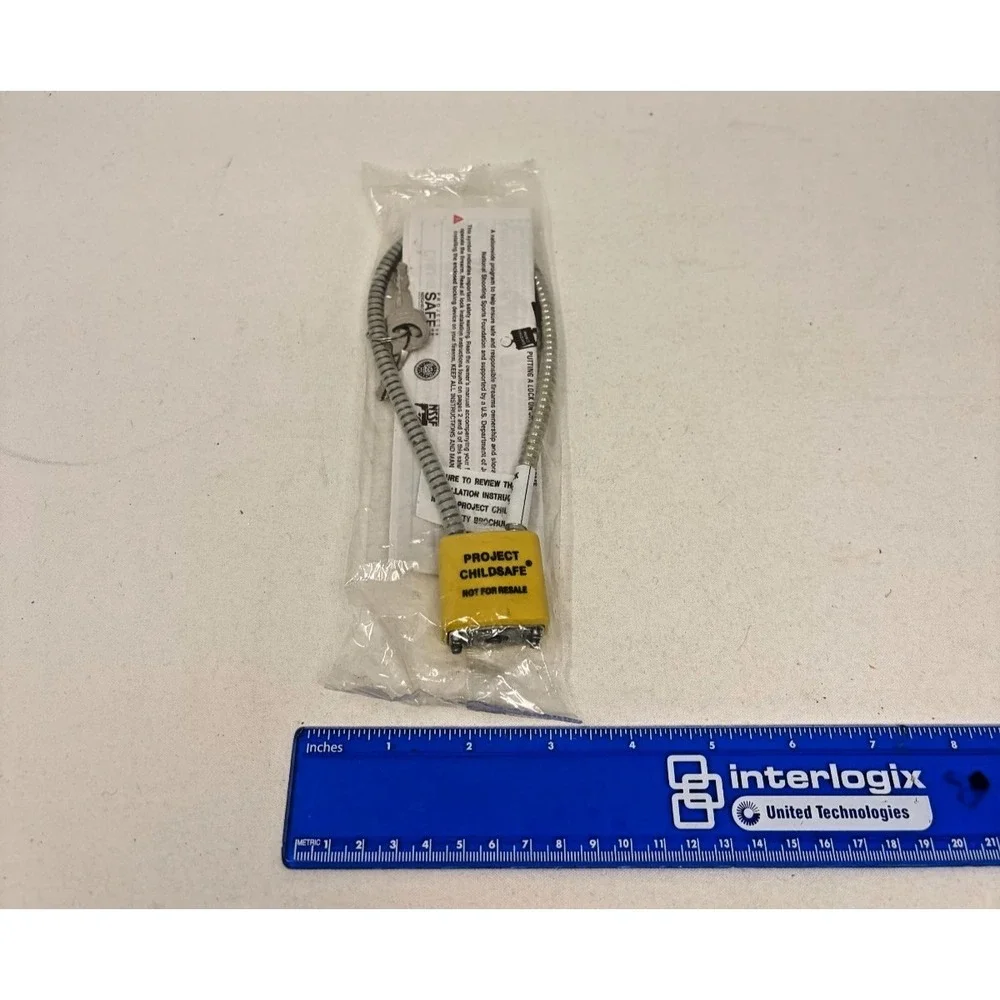 Project ChildSafe Gun Trigger Lock w Keys Cable Safety Lock New Sealed Firearm